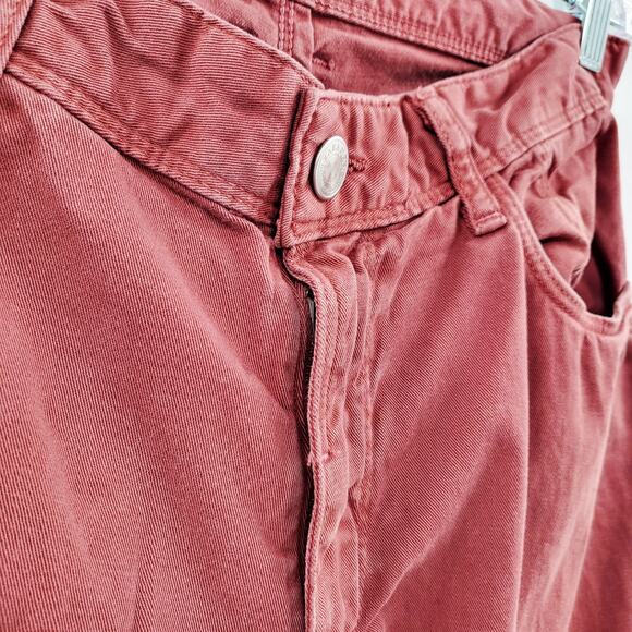 Zara Man Denim Wear Rust Color Brown Jeans 5-Pocket Zip Button Fly Men's Size 31 - Picture 3 of 8